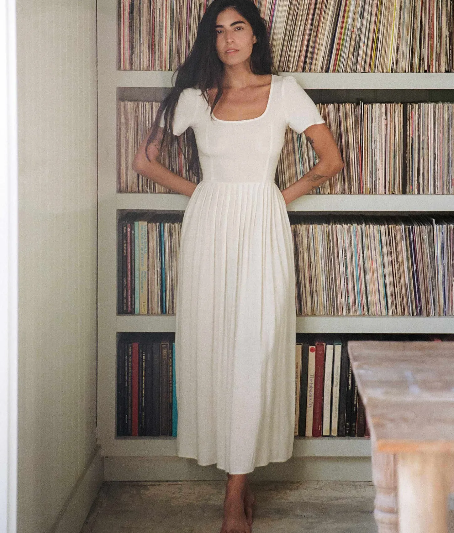 Dresses^Christy Dawn The Scarlet Dress Eggshell