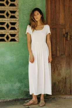 Dresses^Christy Dawn The Scarlet Dress Eggshell