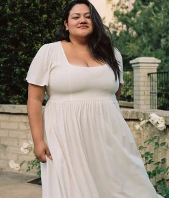 Extended Sizing^Christy Dawn The Scarlet Dress Extended Eggshell