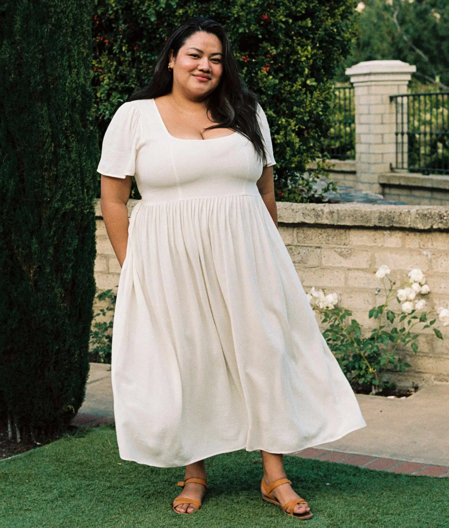 Extended Sizing^Christy Dawn The Scarlet Dress Extended Eggshell