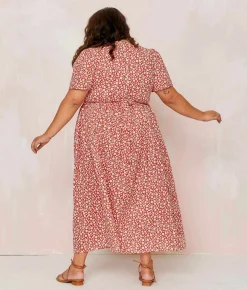 Dresses^Christy Dawn The Scarlet Dress Extended Crimson Calendula