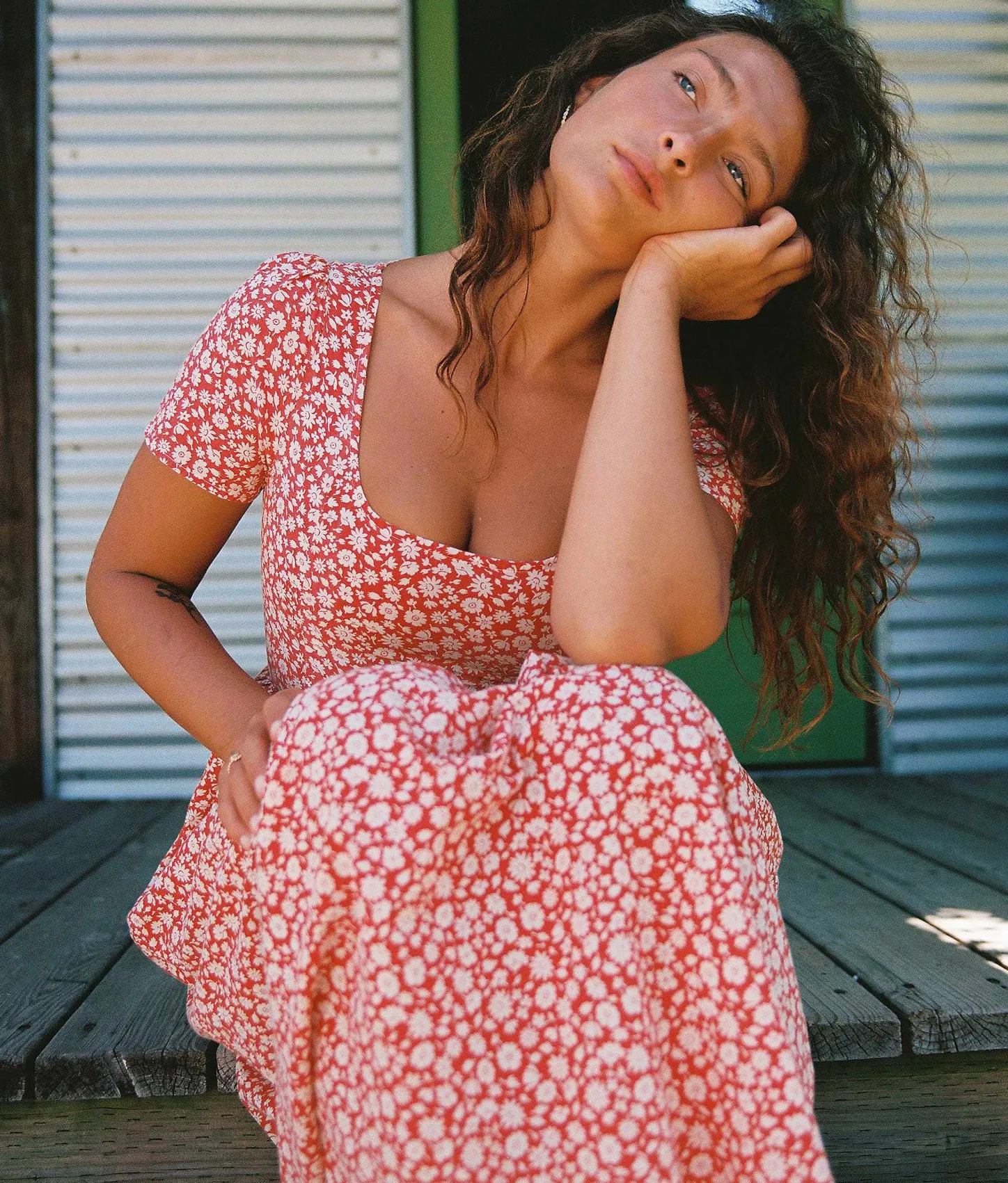 Dresses^Christy Dawn The Scarlet Dress Petites Crimson Calendula