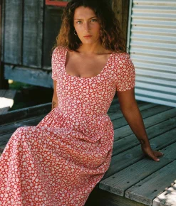 Dresses^Christy Dawn The Scarlet Dress Petites Crimson Calendula