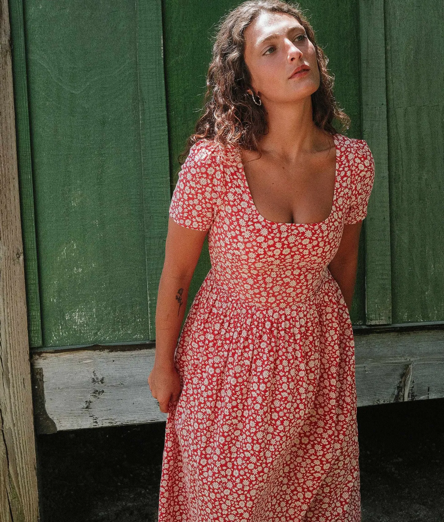 Dresses^Christy Dawn The Scarlet Dress Petites Crimson Calendula