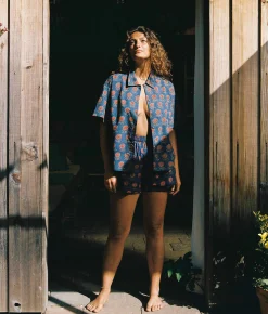 Tops & Blouses^Christy Dawn The Skylar Top Indigo Sunflower