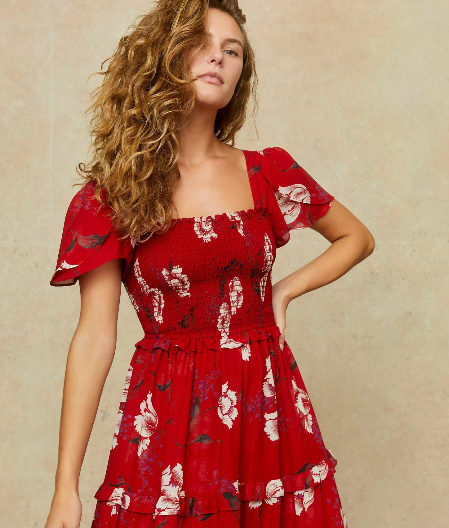 Dresses^Christy Dawn The Tamara Dress Petites Painted Ruby