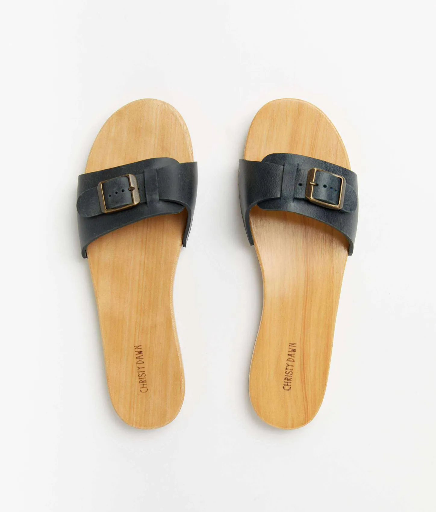 Footwear^Christy Dawn The Ventura Clog Navy Leather