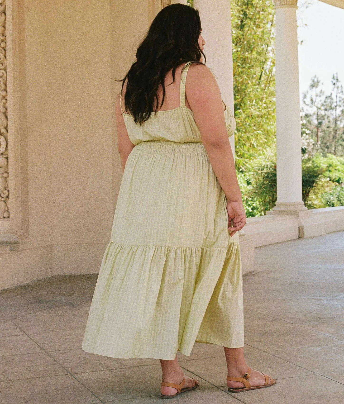 Dresses^Christy Dawn The Zuri Dress Extended Lemongrass