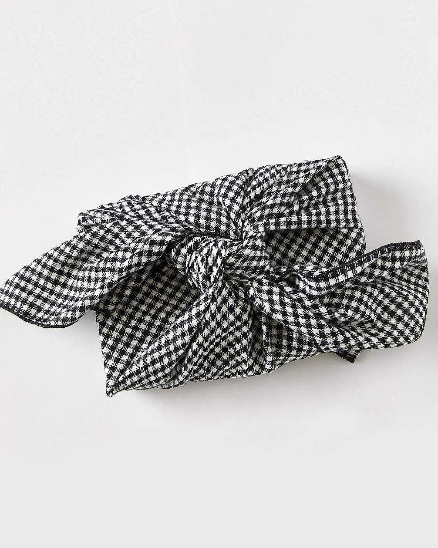 Accessories & Offerings^Christy Dawn Upcycled Gift Wrapping Noir Gingham